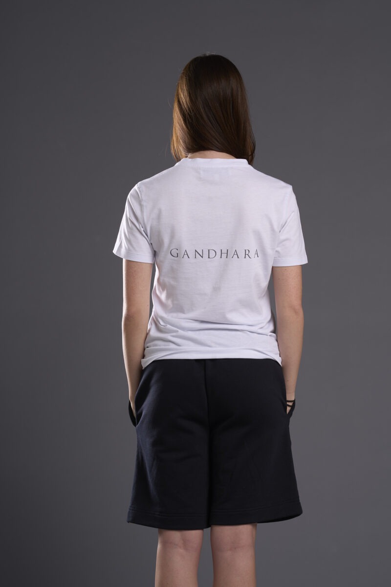 t-shirt bianca gandhara